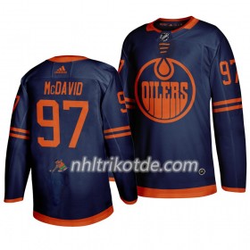 Edmonton Oilers Trikot Connor McDavid 97 Adidas 2019-2020 Blau Authentic - Herren